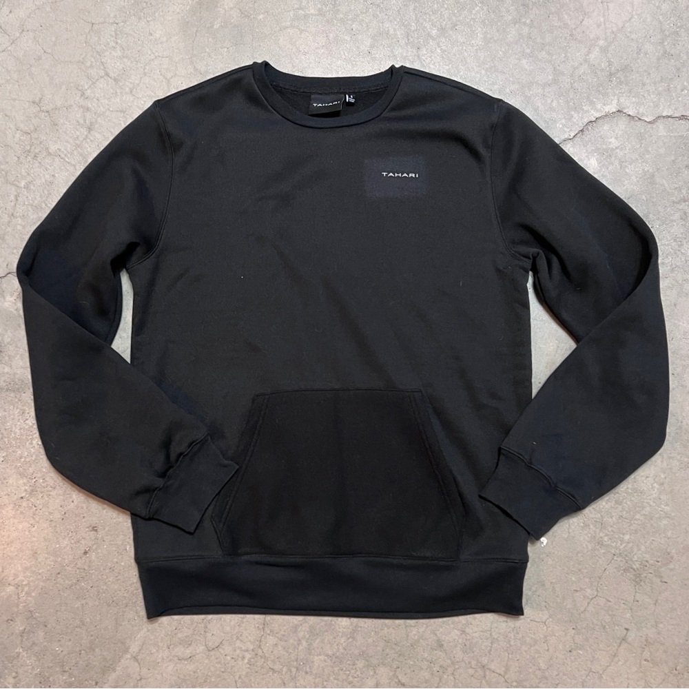 Tahari Crewneck w/ Pocket - Thick(ish) Sweater SM